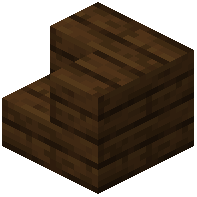 Dark oak inner stairs