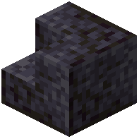 Polished blackstone inner stairs