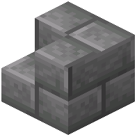 Stone brick inner stairs