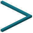 Cyan Light Strip