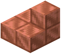 Cut copper outer stairs