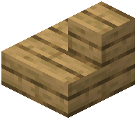 Oak outer stairs