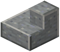 Polished andesite outer stairs