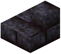 Polished blackstone brick outer stairs