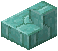 Prismarine bricks outer stairs