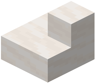 Smooth quartz outer stairs