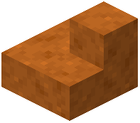 Smooth red sandstone outer stairs
