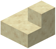 Smooth sandstone outer stairs