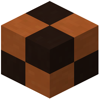Black orange terracotta tiles