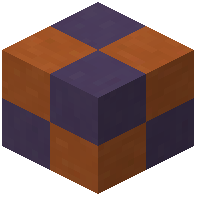Blue orange terracotta tiles