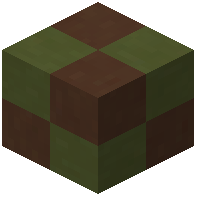 Brown green terracotta tiles