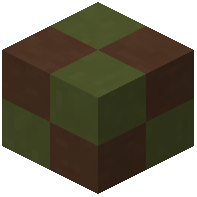 Green brown terracotta tiles