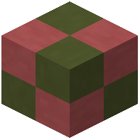 Green pink terracotta tiles