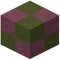 Green purple terracotta tiles