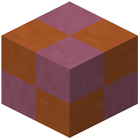 Magenta orange terracotta tiles