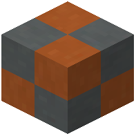 Orange cyan terracotta tiles