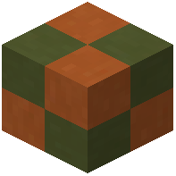 Orange green terracotta tiles