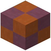 Orange purple terracotta tiles