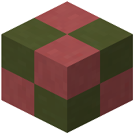 Pink green terracotta tiles