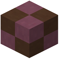 Purple brown terracotta tiles