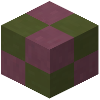 Purple green terracotta tiles
