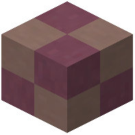 Purple light gray terracotta tiles
