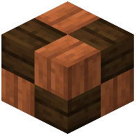 Acacia dark oak wooden mosaic