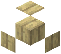 Birch fir wooden mosaic