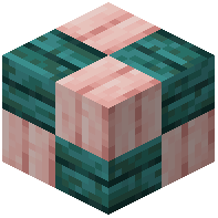 Cherry warped wooden mosaic