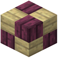 Crimson birch wooden mosaic