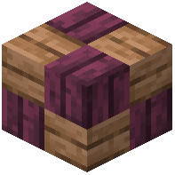 Crimson jungle wooden mosaic