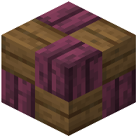 Crimson spruce wooden mosaic