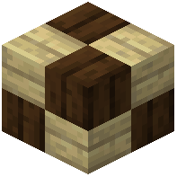 Dark oak birch wooden mosaic