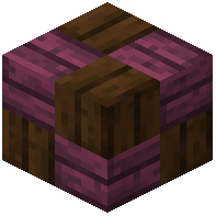 Dark oak crimson wooden mosaic