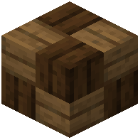 Dark oak spruce wooden mosaic