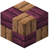 Jungle crimson wooden mosaic
