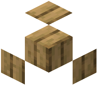 Oak umbran wooden mosaic