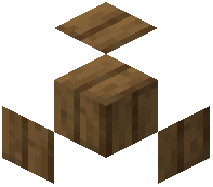 Spruce palm wooden mosaic