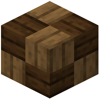 Spruce dark oak wooden mosaic