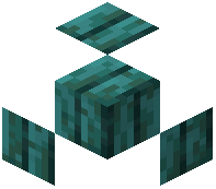 Warped pine wooden mosaic