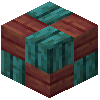 Warped mangrove wooden mosaic