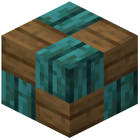 Warped spruce wooden mosaic