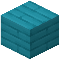Cyan Painted Planks