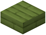 Green Painted Plank Slab