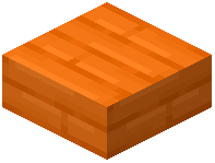Orange Painted Plank Slab