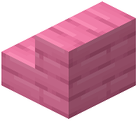 Pink Painted Planks Stairs