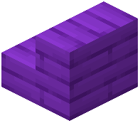 Purple Painted Planks Stairs