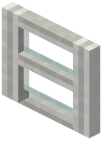 White Half Window