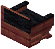 Mangrove Black Padded Back Bench