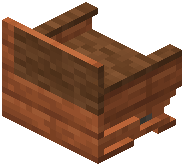 Acacia Brown Padded Back Bench